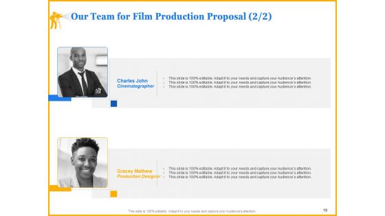 Movie Production Proposal Template Ppt PowerPoint Presentation Complete Deck With Slides