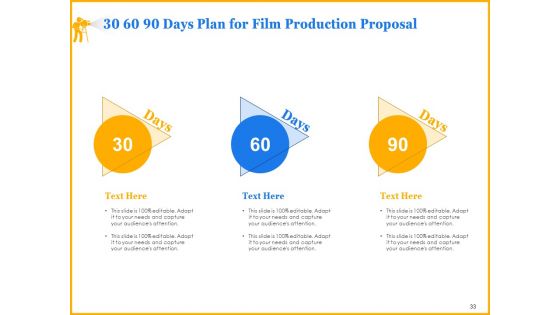 Movie Production Proposal Template Ppt PowerPoint Presentation Complete Deck With Slides
