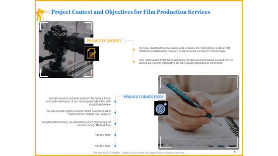 Movie Production Proposal Template Ppt PowerPoint Presentation Complete Deck With Slides