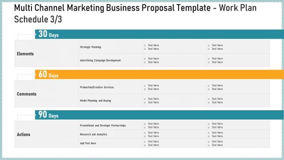 Multi Channel Marketing Business Proposal Template Ppt PowerPoint Presentation Complete Deck With Slides