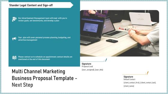Multi Channel Marketing Business Proposal Template Ppt PowerPoint Presentation Complete Deck With Slides