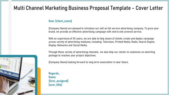 Multi Channel Marketing Business Proposal Template Ppt PowerPoint Presentation Complete Deck With Slides