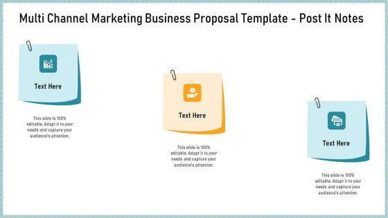 Multi Channel Marketing Business Proposal Template Ppt PowerPoint Presentation Complete Deck With Slides