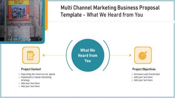 Multi Channel Marketing Business Proposal Template Ppt PowerPoint Presentation Complete Deck With Slides