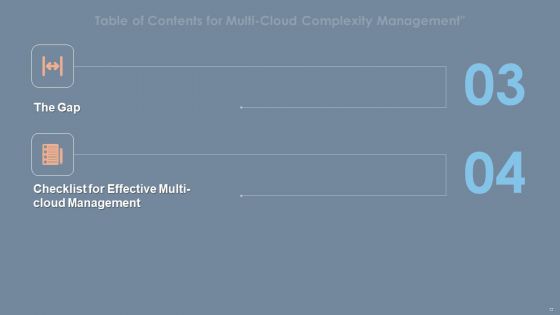 Multi Cloud Complexity Management Ppt PowerPoint Presentation Complete With Slides