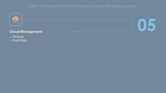 Multi Cloud Complexity Management Ppt PowerPoint Presentation Complete With Slides