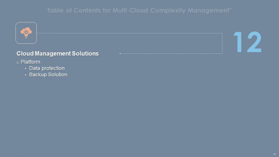 Multi Cloud Complexity Management Ppt PowerPoint Presentation Complete With Slides