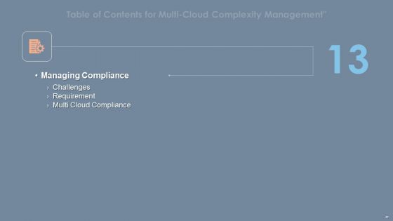 Multi Cloud Complexity Management Ppt PowerPoint Presentation Complete With Slides
