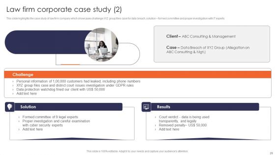 Multinational Legal Firm Company Profile Ppt PowerPoint Presentation Complete Deck With Slides