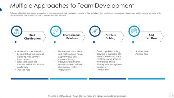Multiple Approaches To Team Development Structure PDF
