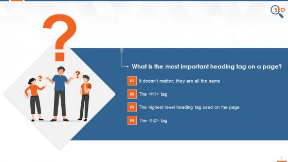 Multiple Choice Questions On On Page SEO Training Ppt