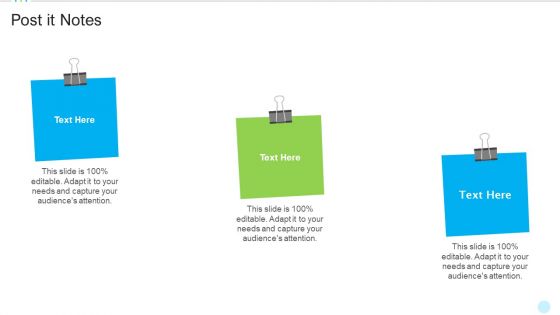 Multiple PMP Components In Information Technology Projects IT Post It Notes Brochure PDF