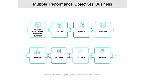 Multiple Performance Objectives Business Ppt PowerPoint Presentation Outline Show Cpb