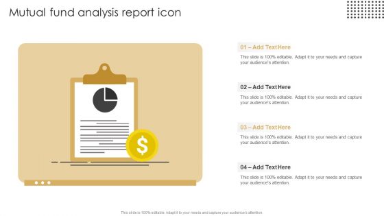 Mutual Fund Analysis Report Ppt PowerPoint Presentation Complete Deck With Slides