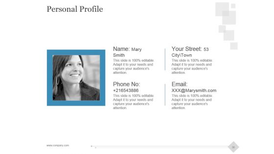 My Career Planning Outline Ppt Slide Templates