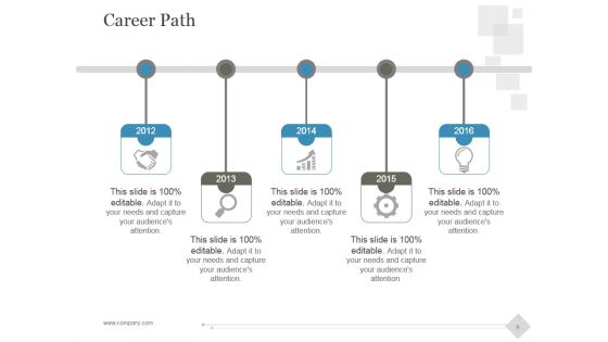 My Career Planning Outline Ppt Slide Templates