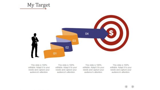 My Target Ppt PowerPoint Presentation Ideas