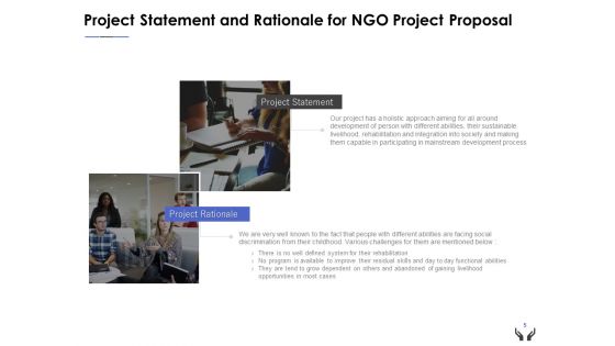 NGO Project Proposal Ppt PowerPoint Presentation Complete Deck With Slides