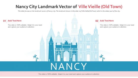 Nancy City Landmark Vector Of Ville Vieille Old Town PowerPoint Presentation Ppt Template PDF