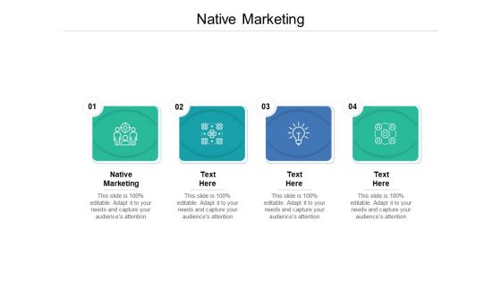 Native Marketing Ppt PowerPoint Presentation Infographics Gallery Cpb