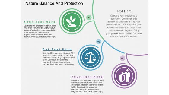 Nature Balance And Protection Powerpoint Templates