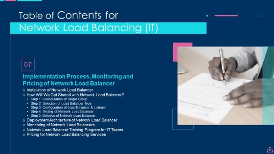 Network Load Balancing IT Ppt PowerPoint Presentation Complete With Slides