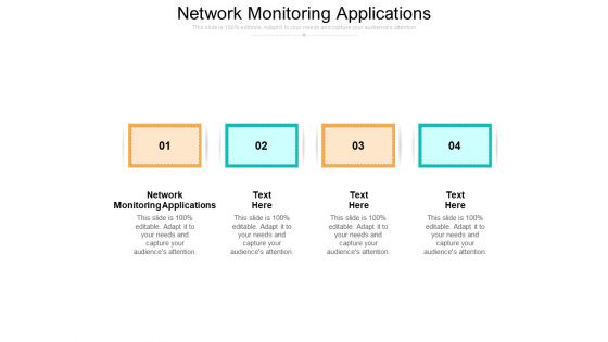 Network Monitoring Applications Ppt PowerPoint Presentation Layouts Skills Cpb