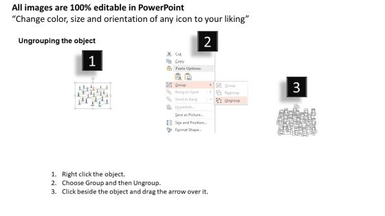 Network Of Big Organization Powerpoint Templates