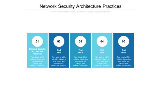 Network Security Architecture Practices Ppt PowerPoint Presentation Gallery Infographics Cpb