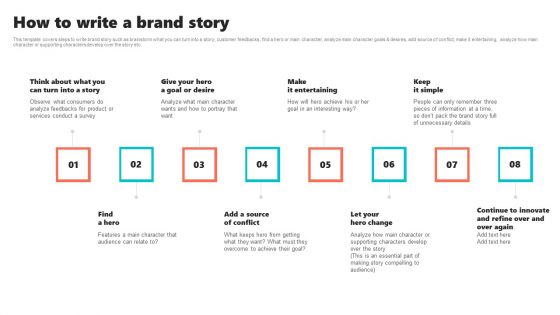 New Brand Introduction Plan How To Write A Brand Story Background PDF New Brand Introduction Plan How To Write A Brand Story Background PDF