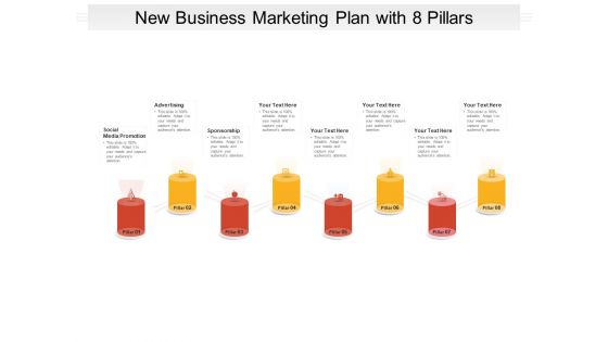 New Business Marketing Plan With 8 Pillars Ppt PowerPoint Presentation Ideas Inspiration PDF