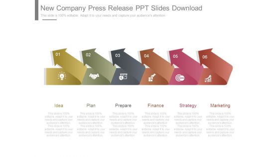 New Company Press Release Ppt Slides Download