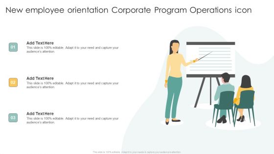 New Employee Orientation Corporate Program Operations Icon Introduction PDF New Employee Orientation Corporate Program Operations Icon Introduction PDF