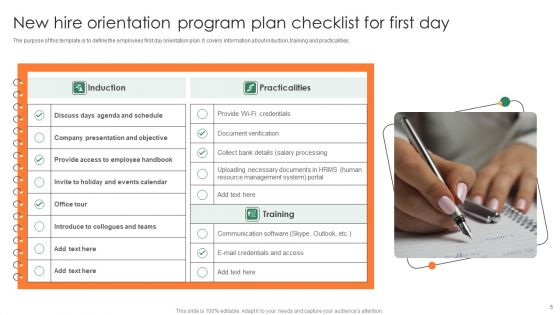 New Hire Orientation Program Ppt PowerPoint Presentation Complete Deck With Slides
