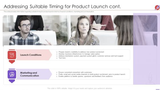 New Product Development And Launch To Market Addressing Suitable Timing Mockup PDF