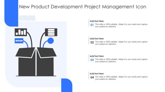 New Product Development Project Management Icon Ppt Infographic Template Designs Download PDF