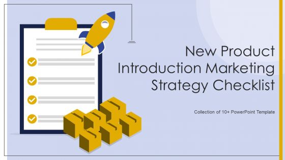 New Product Introduction Marketing Strategy Checklist Ppt PowerPoint Presentation Complete With Slides