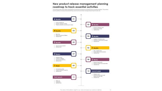 New Product Launch Operations Playbook Template