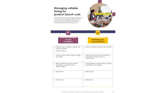 New Product Launch Operations Playbook Template