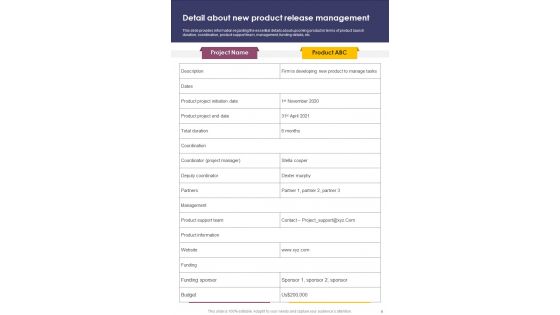 New Product Launch Operations Playbook Template