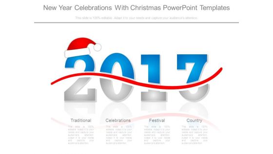 New Year Celebrations With Christmas Powerpoint Templates