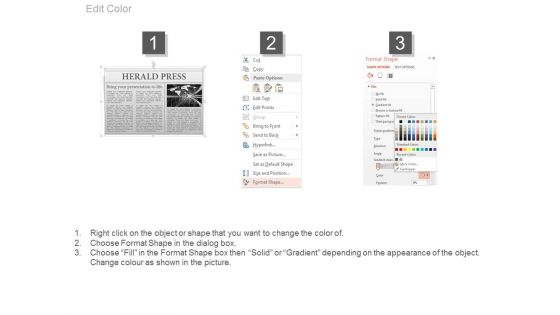 News Paper Diagram And Press Release Powerpoint Slides