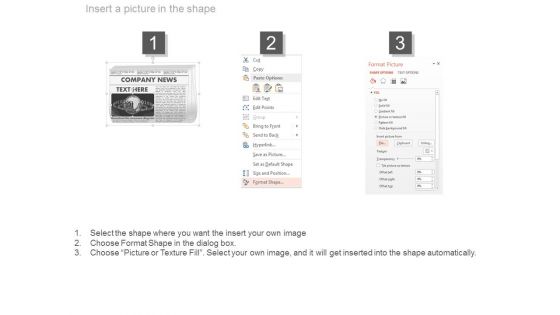 News Paper Diagram For Company News Powerpoint Slides