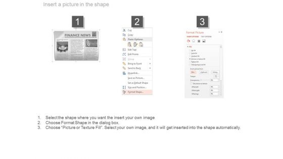 News Paper Diagram With Finance News Powerpoint Slides
