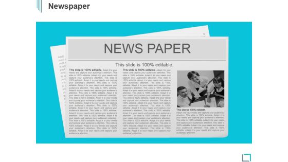 Newspaper Ppt PowerPoint Presentation Background Images