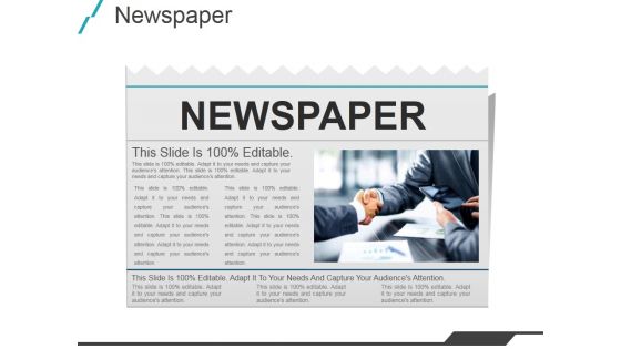 Newspaper Ppt PowerPoint Presentation Template