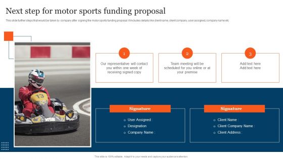 Next Step For Motor Sports Funding Proposal Ideas PDF Next Step For Motor Sports Funding Proposal Ideas PDF