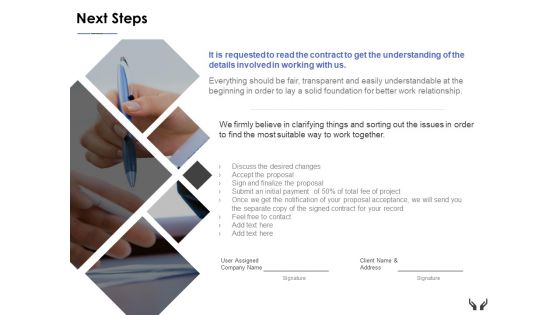 Next Steps Marketing Ppt Powerpoint Presentation Infographics Deck