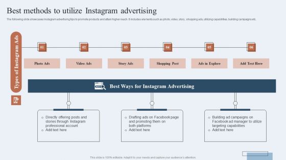 Niche Marketing Guide To Target Specific Customer Groups Best Methods To Utilize Instagram Advertising Elements PDF