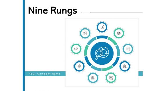 Nine Rungs Goal Marketing Ppt PowerPoint Presentation Complete Deck